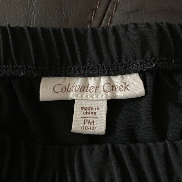 🌻 Coldwater Creek Black Skirt Size PM (10-12) - Picture 6 of 10